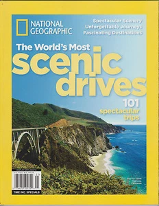 NATIONAL GEOGRAPHIC MAGAZINE THE WORLD'S MOST SCENIC DRIVE 101 SPECTACULAR TRIPS - Picture 1 of 1