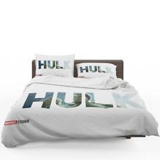 The Incredible Hulk Movie Quilt Duvet Cover Set Soft Bedding Pillowcase Single
