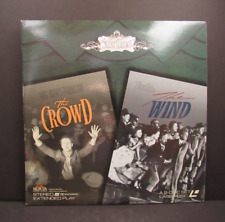 1928 The Crowd The Wind Silent Classics 1991 - 2 Laserdisc Set LD MGM/UA