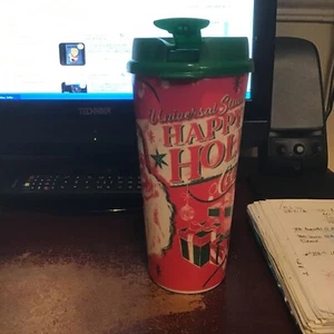 COCA COLA HAPPY HOLIDAYS  TRAVEL MUG BIRTHDAY MOTHER FATHER DAY DRINKS SAVE - Picture 1 of 2