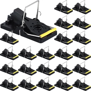24 Pcs Plastic Mouse Rat Traps House Indoor Quick Effective Safe for Warehouse G - Picture 1 of 7