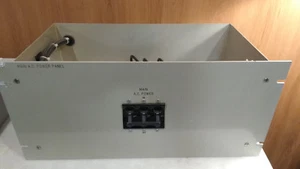 19 Inch Rack Mount AC Disconnect, 25 Amp Capacity, 120VAC - Picture 1 of 6