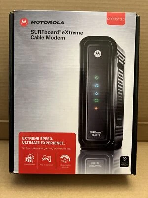 NEW Motorola SURFboard eXtreme Cable Modem SB6121 DOCSIS 3.0 - See Photos NIB - Image 1 of 4