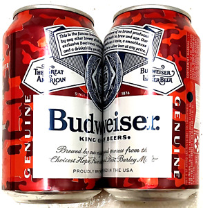 Budweiser Folds of Honor Limited Ed empty beer can 12 oz St.Louis MO 880628 BoOp