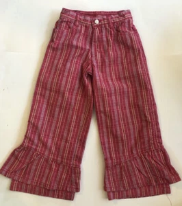 Cakewalk Kids Girls Red Multi Plaid Ruffle Cuff size 6 Boutique Euro 116 Unique - Picture 1 of 7
