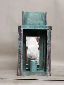 NEW Period Lighting Fixtures Colonial Exterior Lantern Model L301A in Verdis - Picture 1 of 3