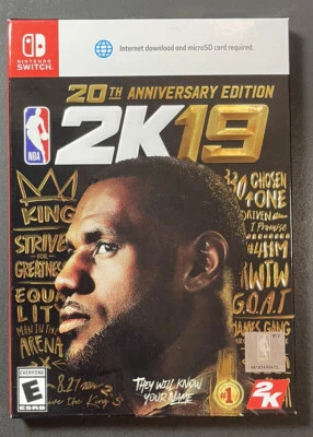 NBA 2K19 [ 20th Anniversary Edition ] (Nintendo Switch) NEW - Image 1 of 4