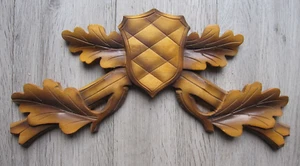 Cuckoo Clock topper old wood part Germany - Picture 1 of 4