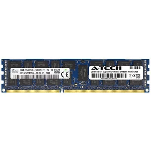 16GB PC3-12800R REG Supermicro MEM-DR316L-HL05-ER16 Equivalent Server Memory RAM - Picture 1 of 2