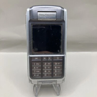 Sony Ericsson P910i Qwerty Mobile Phone - Ambient Silver Not Tested - Immagine 1 di 4