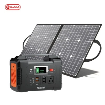 FF FLASHFISH Flashfish 200W/40800mAh Power Station 100W/18V Foldable Solar Panel Power Supply
