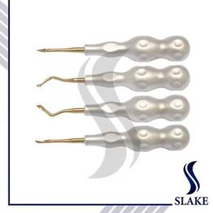 4-tlg. Dental Wurzelaufzüge Set TWISTER Oralchirurgie Zahnlockerung - Bild 1 von 1
