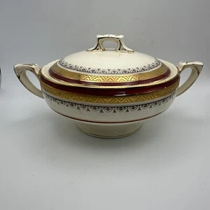 MYOTTS Royal Crown Staffordshire THE CROWNING Covered Serving Dish 7” - Bild 1 von 9