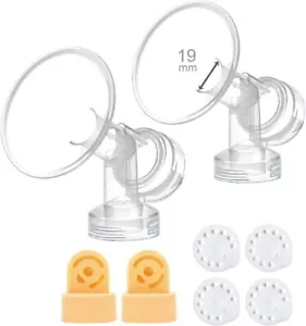 Maymom 2-teiliges Flanschset für Medela Milchpumpen (Pump in Style, Lactina Symphony - Bild 1 von 13