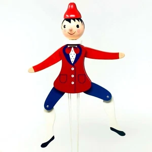 Pinocchio 13" Jumping Jack Doll Figure Giocattoli Brevettati Galetti Milano 🇮🇹 - Picture 1 of 8