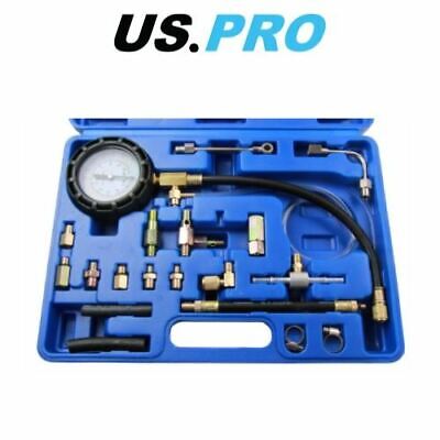 US PRO Fuel Pump Pressure Tester For Schrader Test Port Systems Petrol & Diesel • 27.99€