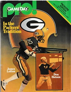 GREEN BAY PACKERS Sept 13, 1981 GAME DAY PROGRAM FALCONS PACKERS JAMES LOFTON - Picture 1 of 4
