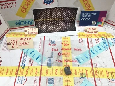 uno 89-94 NISSAN 240SX PARASOL PARASOL GANCHO SOPORTE SOPORTE SOPORTE GRIS  Foto 1 de 4