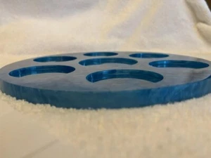 Glass Carrier Tray Made From Resin By Granddaddydesigns - Picture 1 of 2