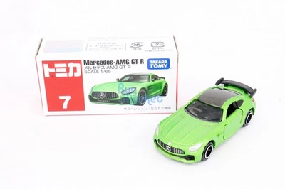 Coche de juguete fundido a presión Takara Tomy TOMICA No.007 Mercedes Benz AMG GT-R (VERDE) Japón Foto 1 de 4