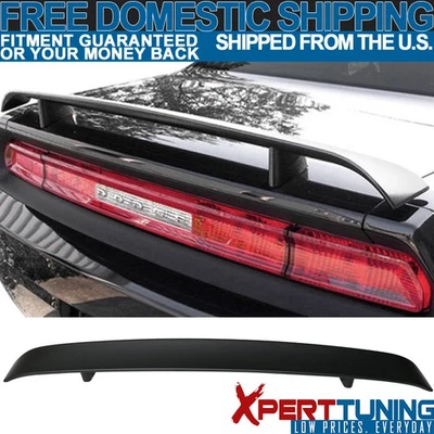 Fits 2008-2023 Dodge Challenger OE Style Rear Trunk Spoiler Wing Lip ABS Foto 1 de 4