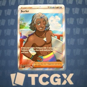 Pokemon - Surfer - 235/191 - SV08: Surging Sparks - Holo - Ultra Rare NM - Picture 1 of 1