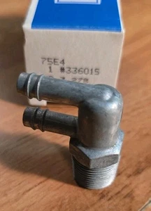 1974–1975 Corvette Intake Manifold Vacuum Fitting – 2-Port | 350 & 454 Auto OEM - Picture 1 of 4