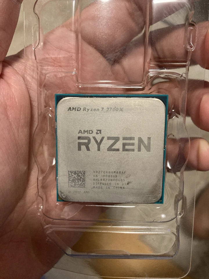 Prozessor AMD Ryzen 7 2700X CPU 8x 3.70GHz 16 Threads Sockel AM4  - Bild 1 von 1
