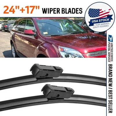 For Chevrolet Equinox 2016-2010 24"+17" Premium Beam Wiper Blades (Set of 2) - Image 1 of 4