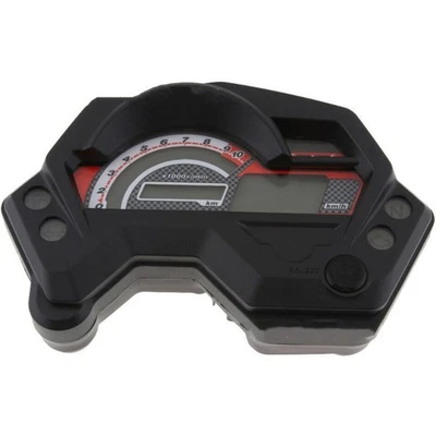 ABS Motorcycle Speedometer Tachometer Digital Odometer Fuel Gauge Easy Install - Image 1 of 4