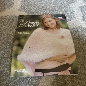 Leisure Arts Poncho Perfection Knitting Direction Booklet - Picture 1 of 3