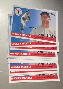 2006 Topps #HR1 - MICKEY MANTLE LOT of 11 - Mantle Subset Home Run #1 EX-NM - Picture 1 of 2