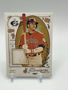 2024 Topps Allen & Ginter #AGR-JPE Jeremy Peña A&G Relics - Picture 1 of 2