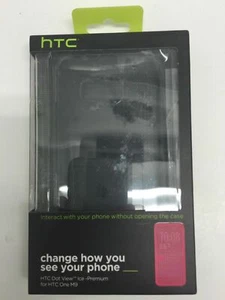 Authentic Stylish HTC Dot View Ice Premium Protective Case for HTC ONE M9 - Picture 1 of 2