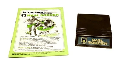 NASL SOCCER (Intellivision, 1980) Cart and Manual, Cleaned & Tested  - Image 1 of 4