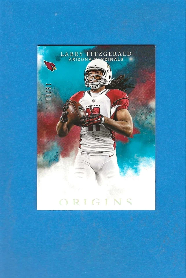2016 Panini Origins Turquoise #61 Larry Fitzgerald /60 Cardinals - Image 1 of 1