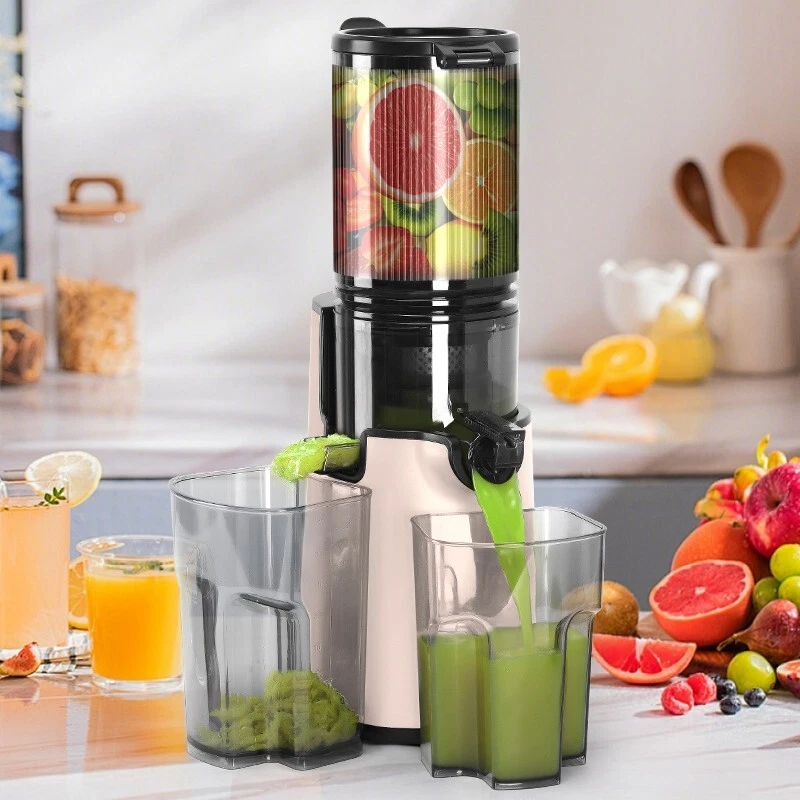 Exprimidor de prensa en frío, máquinas exprimidoras de masticación lenta, extractor de jugo 350 W Foto 1 de 4