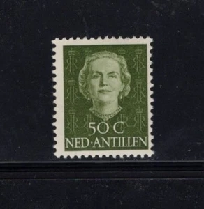 Antillas Neerlandesas 1950 50c Reina Juliana MLH Sc 225 - Imagen 1 de 1