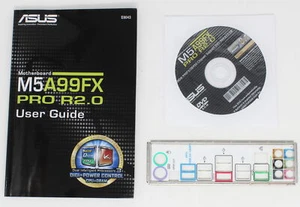 ASUS M5A99FX Pro R2.0 - SET Handbuch ATX IO Shield Slotblende Treiber CD (#14708 - Bild 1 von 1