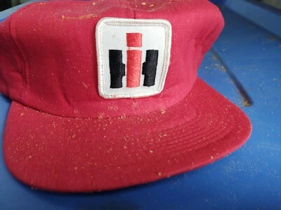 Sombrero Cosechadora Internacional de Colección IH Parche Gorra Malla A Presión Granja Béisbol Camionero Foto 1 de 4