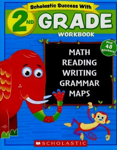 Scholastic - 2nd GRADE Workbook with Motivational Stickers (Scholastic Succes… - Image 1 of 1