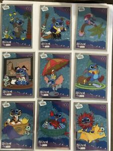 2023 Topps Chrome Disney 100 Stitch In Costume COMPLETE Set Of 9 SC-1 - SC-9