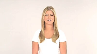 Secret Extensions Salon Edition Daisy Fuentes Headband 18in 80g Hair Red Blonde - Image 1 of 4