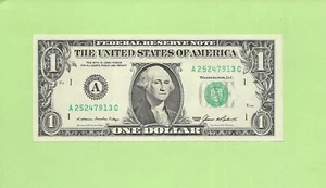1985 ..UNCIRC $1  A 2524 7913 C  .... 1985 $1  A-C      NICE NOTE        FRN - Picture 1 of 2
