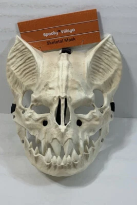 Scary Skeleton skeletal mask Halloween by spooky village Monster Skull Animal - Image 1 of 4