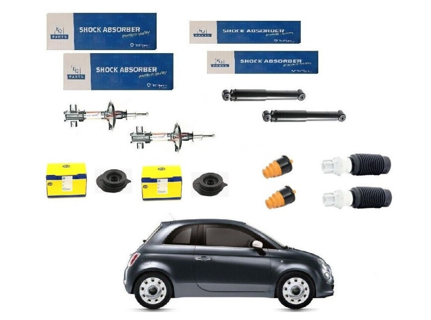 Parapolvers Amortisseur AV Lot De 2 - UNIGOM Référence 391192 Compatible Audi, VW, Skoda