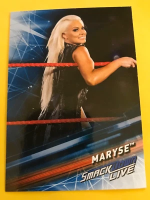 2019 Topps WWE SmackDown Live Blue Superstar Maryse #34 - Image 1 of 2