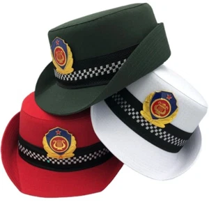 Lady Army Captain Hat Performance Cap Soldier Fancy Dress Military Costume Cap - Picture 1 of 14