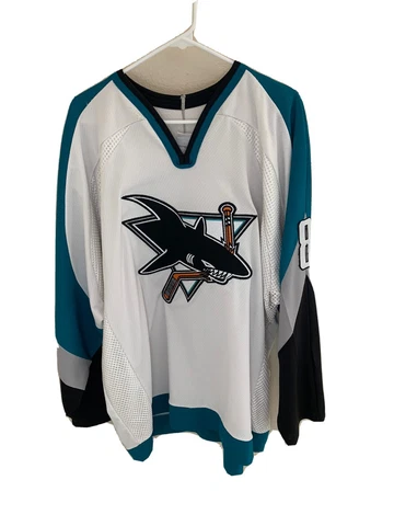Teemu Selanne Vintage San Jose Sharks Hockey Jersey L XL Cover