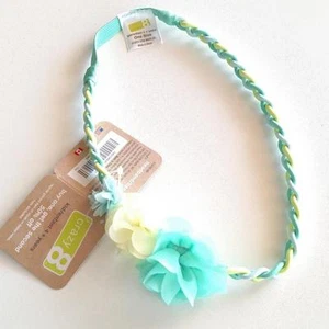 Neu Crazy 8 Gymboree Mädchen Blume Metallic Doppelzopf Stirnband - Bild 1 von 2